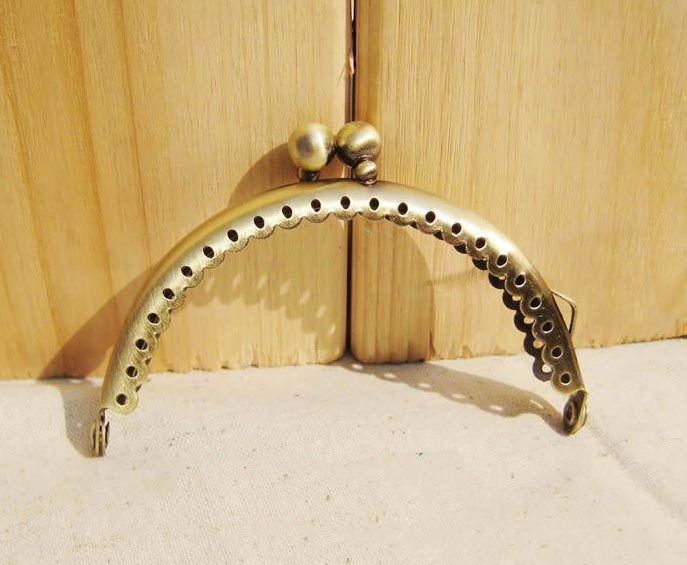 20Stück 8.5cm taschenrahmen einnähen taschenbügel metall